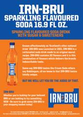 6-Pack IRN-BRU Cans: The Perfect Refreshing Beverage for Any Occasion