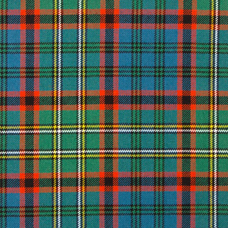 16oz Heavyweight Tartan Fabric   Nicolson Hunting ancient (aka Cunningham Hunting / MacNicol Hunting)