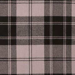 16oz Heavyweight Tartan Fabric   Douglas Grey ancient