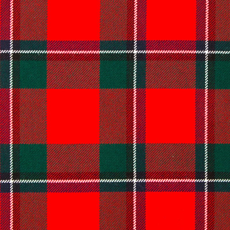 16oz Heavyweight Tartan Fabric   Sinclair Red modern