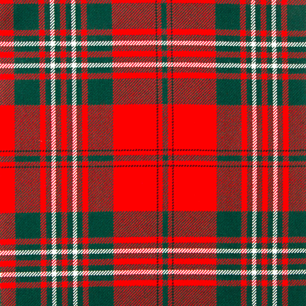 16oz Heavyweight Tartan Fabric Scott Red modern