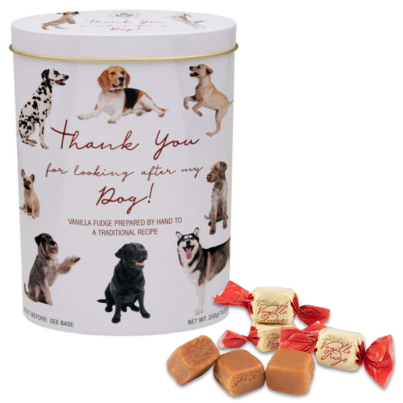 Thank You "DOGS" Tin - Vanilla Fudge (Case of 12)