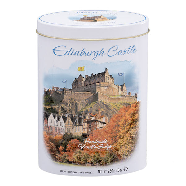 Edinburgh Castle Vanilla Fudge Tin 8.8oz (Case of 12)