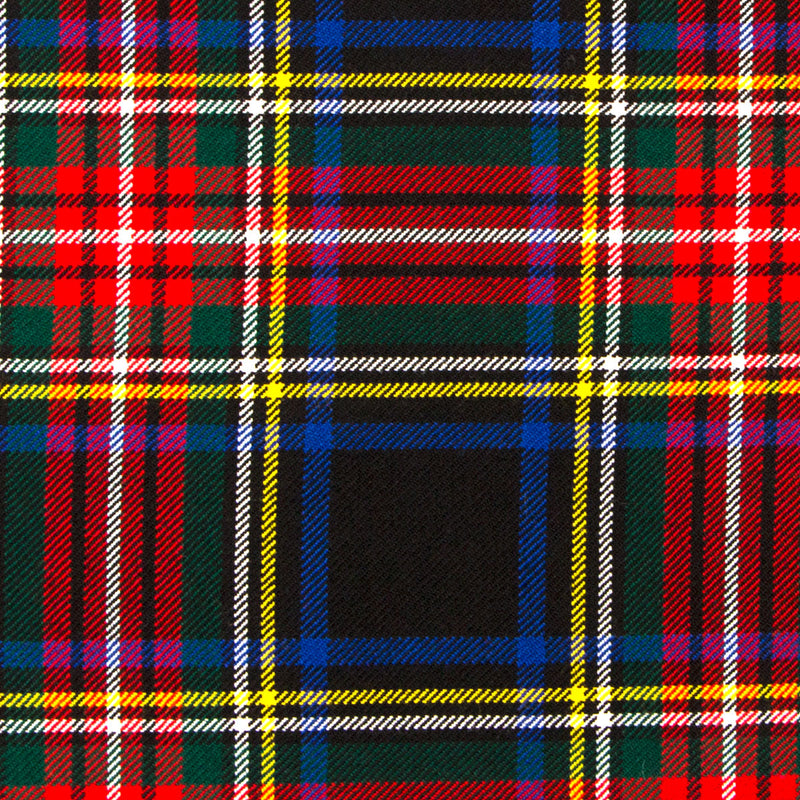 13oz Mediumweight Tartan Fabric   Stewart Black modern