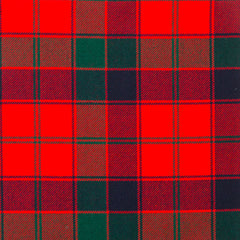 10oz Lightweight Tartan Fabric   Robertson Red modern