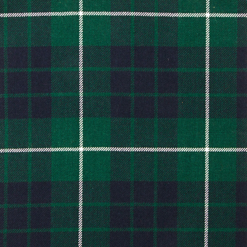 10oz Lightweight Tartan Fabric   Hamilton Green/Hunting modern