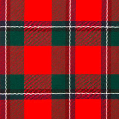10oz Lightweight Tartan Fabric   Sinclair Red modern