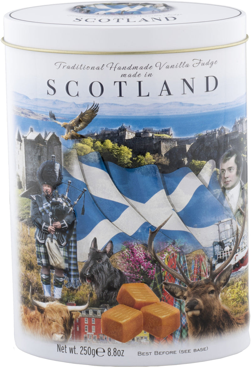 Iconic Scotland Vanilla Fudge Tin (Case of 12)