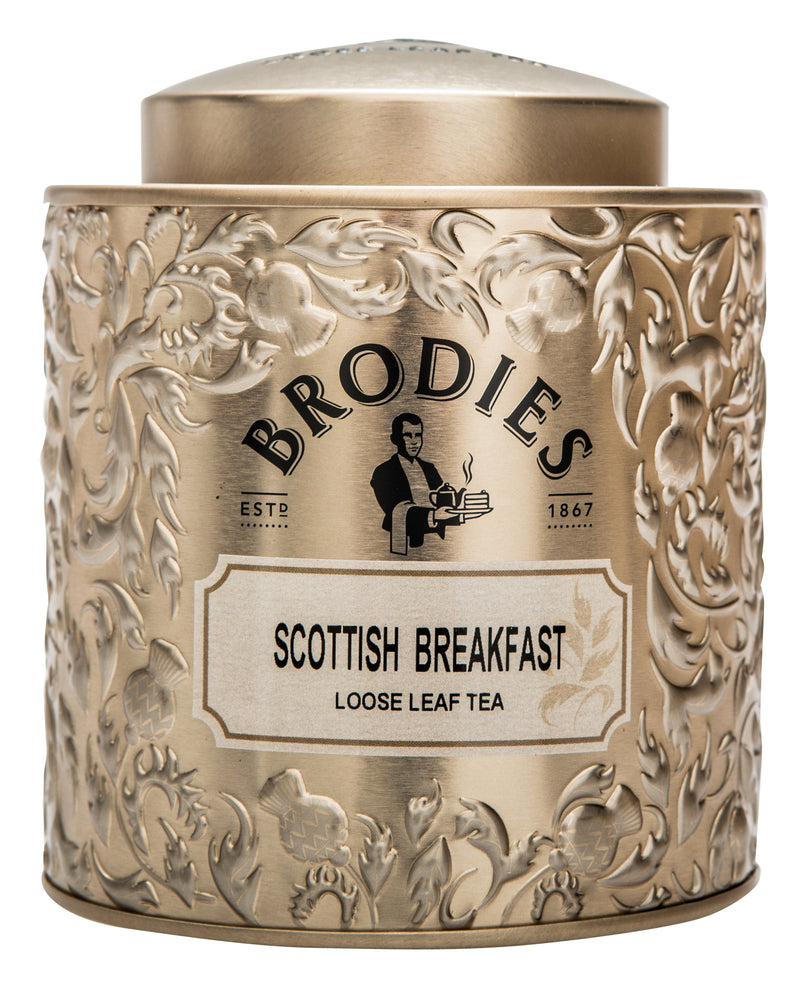Scottish Breakfast Tea Caddy / 4.4 oz loose leaf tea (Case of 12)